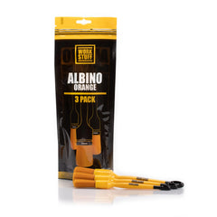 Detailing Brush ALBINO ORANGE 3-pack / ディテーリング ブラシ アルビノ オレンジ 3本入り